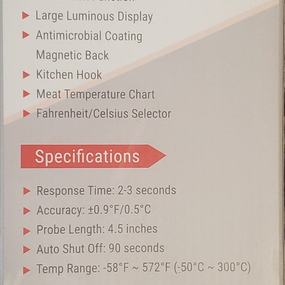 Thermpro TP-19 Digital Meat Thermometer - Picture 2 of 5